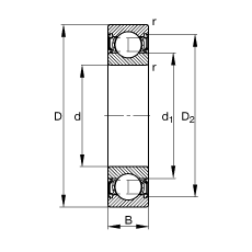 S 6202-2RSR, (j) DIN 625-1 (bio)(zhn)Ҫߴ, ɂ(c)ܷ