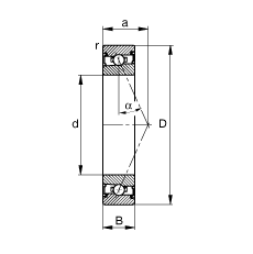 SS HSS71908-E-T-P4S, {(dio)(ji)Ɍ(du)b|  = 25ɂ(c)ܷǽ|ƹ