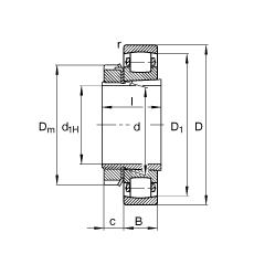 ΝLS 20232-K-MB-C3 + H3032, (j) DIN 635  DIN 5415 ˜ʵҪߴ, F׺;o