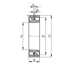 {(dio)ĝLS 22332-K-MB, (j) DIN 635-2 (bio)(zhn)Ҫߴ, FF 1:12