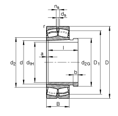 {(dio)ĝLS 23024-E1-K-TVPB + AHX3024, (j) DIN 635-2 (bio)(zhn)Ҫߴ, F׺ж