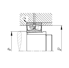 {(dio)ĝLS 23240-B-K-MB + AH3240, (j) DIN 635-2 ˜ʵҪߴ, F׺ж